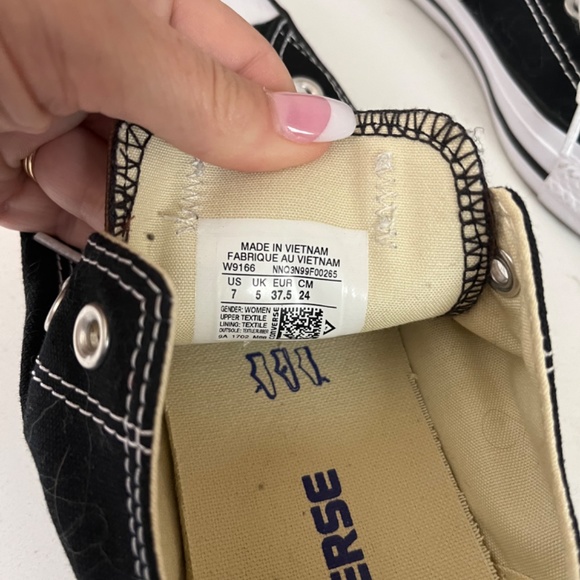 Custom Vuitton converse Black Louis Vuitton tongue added classic Louis Vuitton - Picture 5 of 8